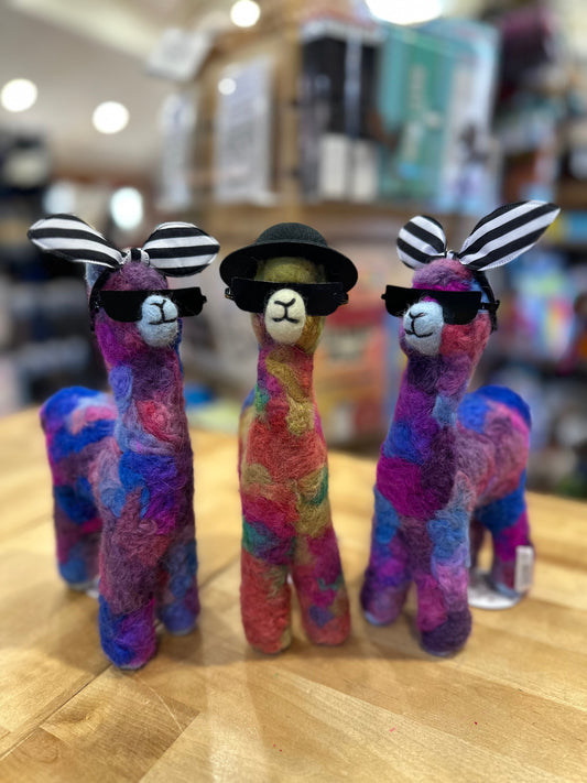 Felted Cool Jazz Alpaca Plush