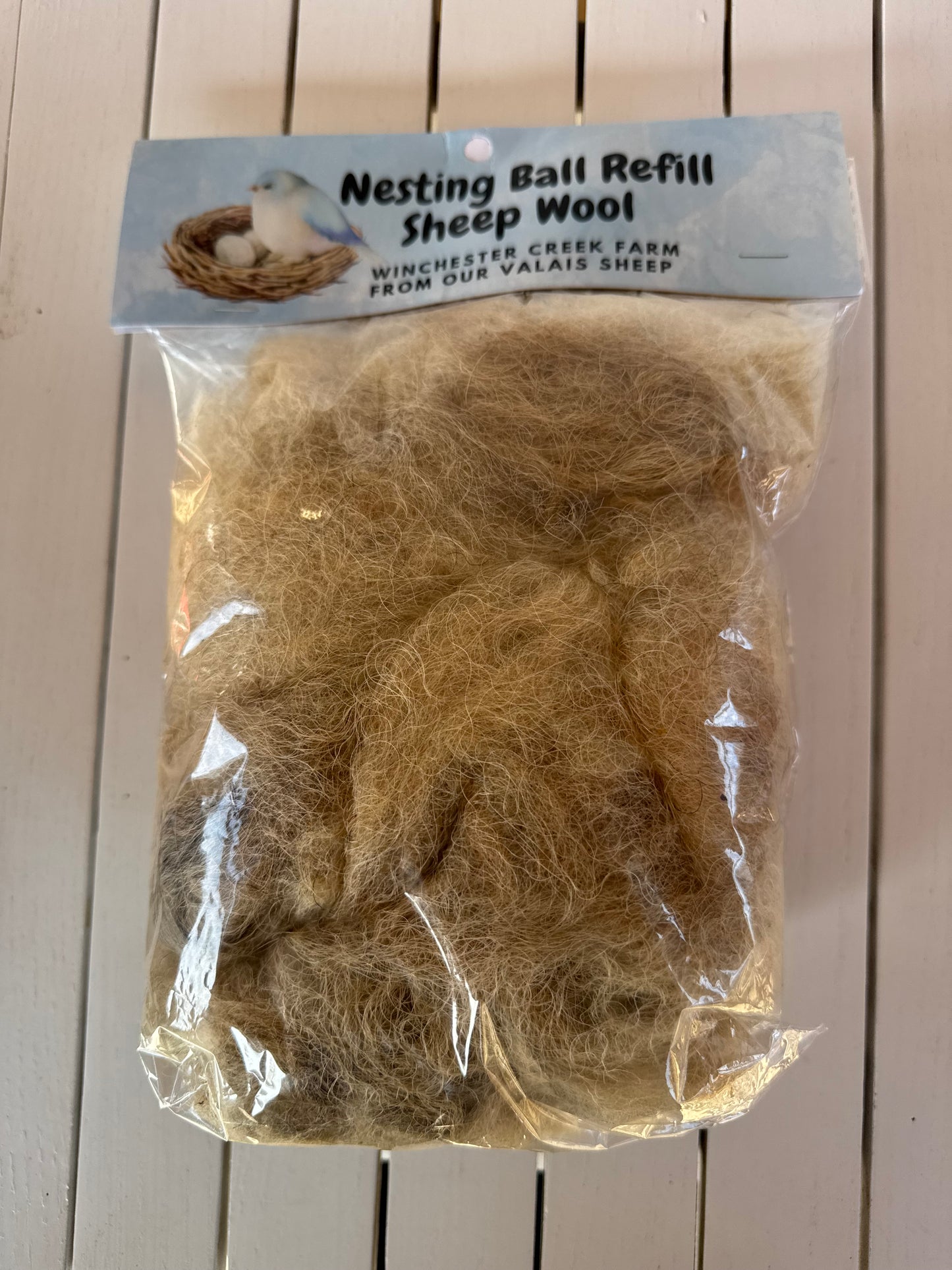Nesting Ball Sheep Wool Refill 2.5 oz Package