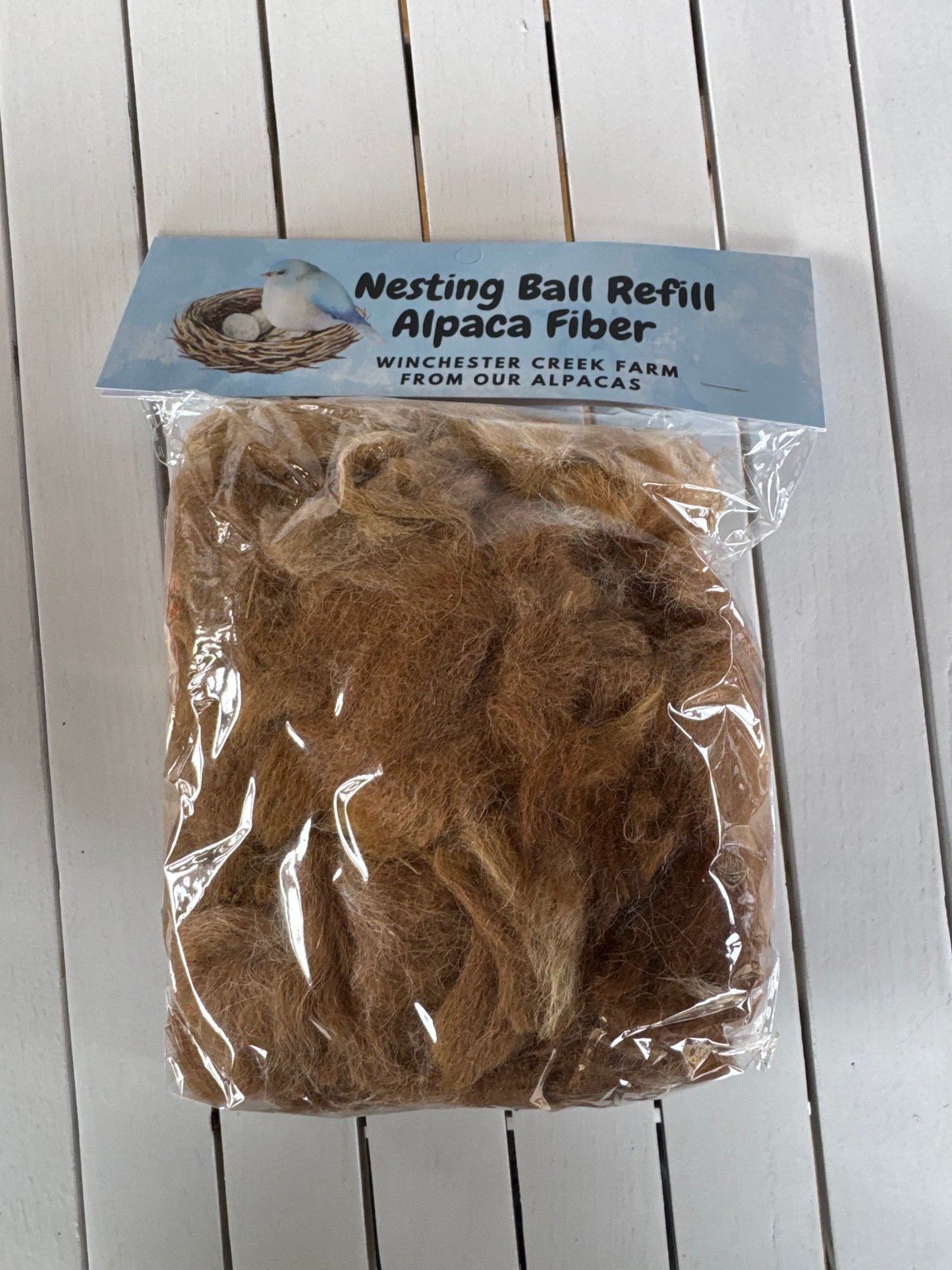 Nesting Ball Alpaca Fiber Refill 2.5 oz Package