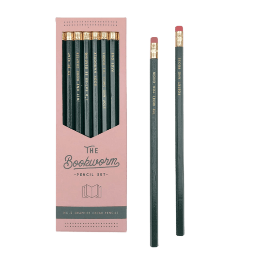 Bookworm Pencil Set