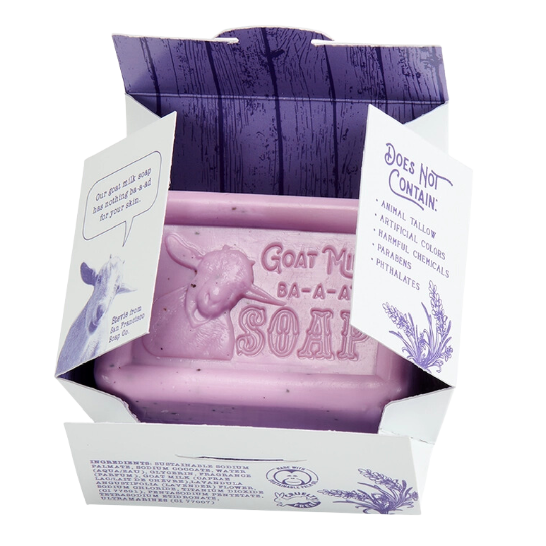 Lavender Goat Milk 5oz Pressed Bar Soap