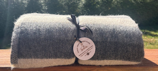 Poppy Cherokee Alpaca Throw Blanket 72” x 48”