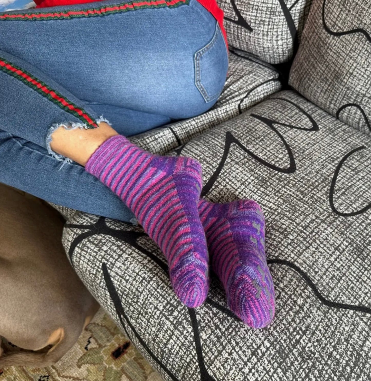 Alpaca Slipper Sock Crew