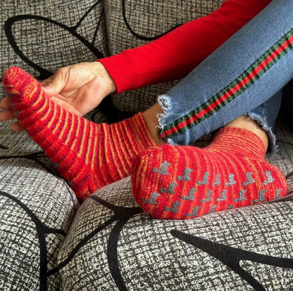 Alpaca Slipper Sock Crew