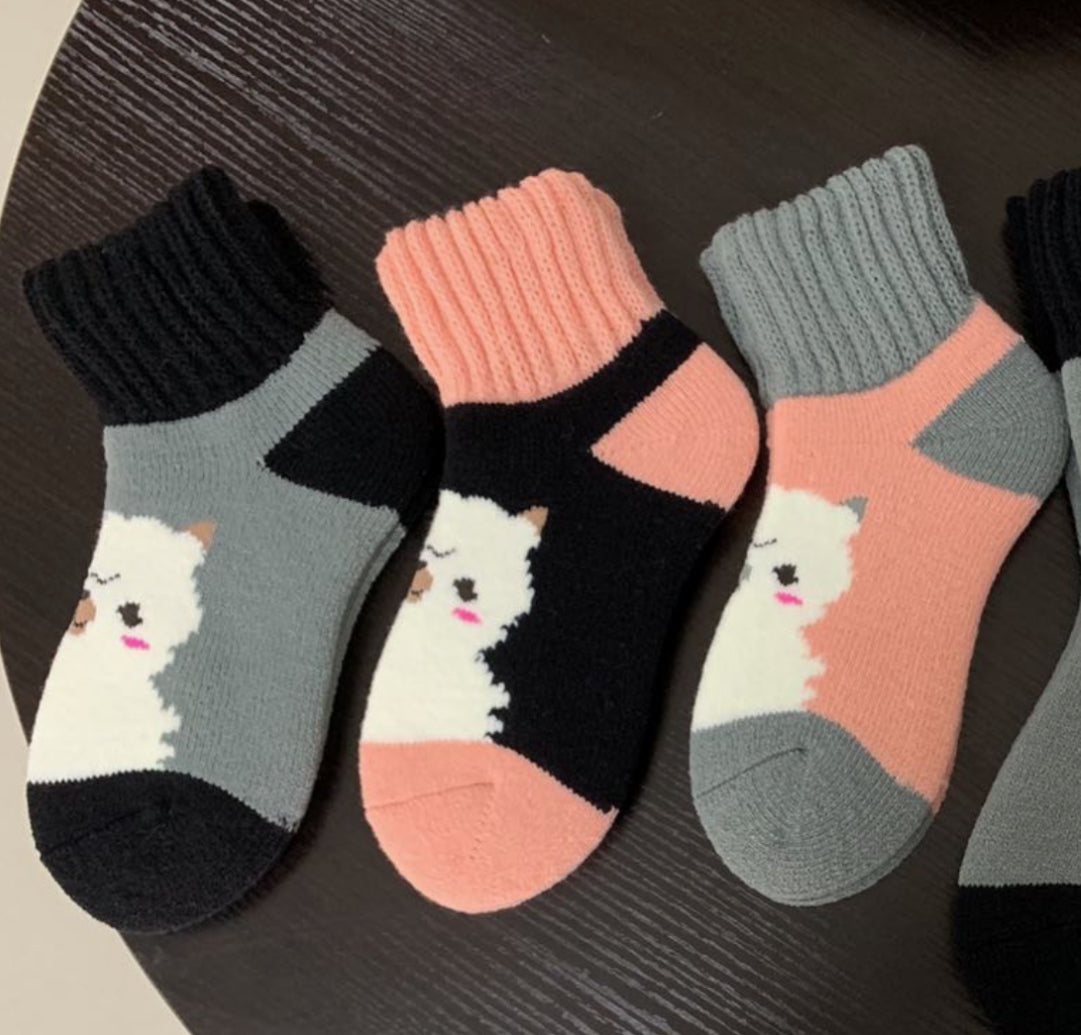 Alpaca Slumber Crew Socks