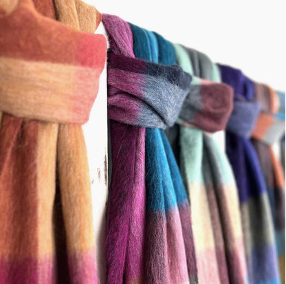 Alpaca Plaid Scarf