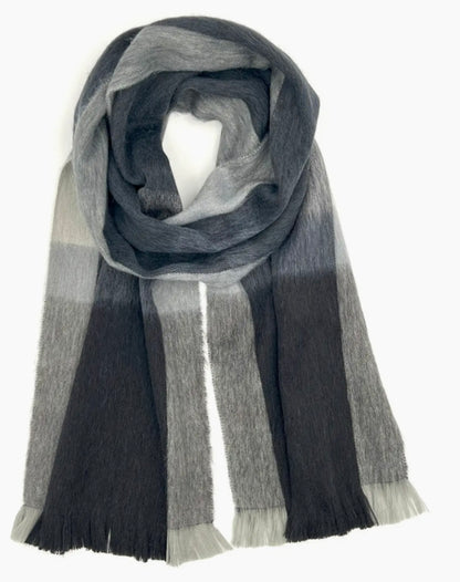 Alpaca Plaid Scarf