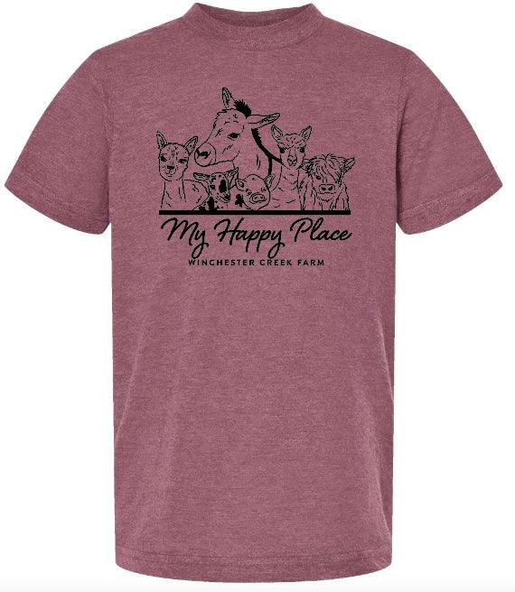 My Happy Place Youth T-Shirt