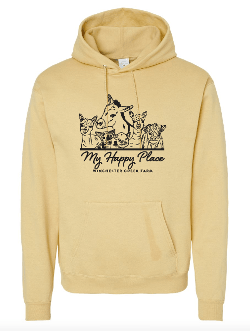 My Happy Place Hooded Sweatshirt