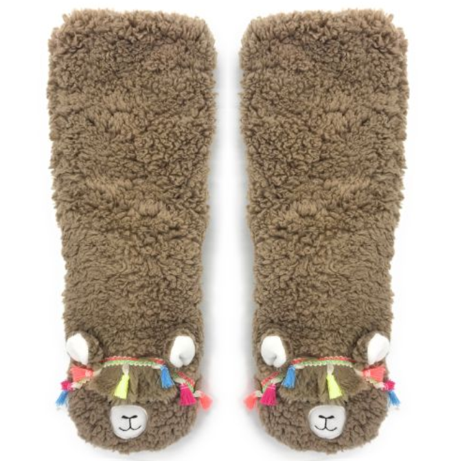 Llama  Gripper Slipper Socks