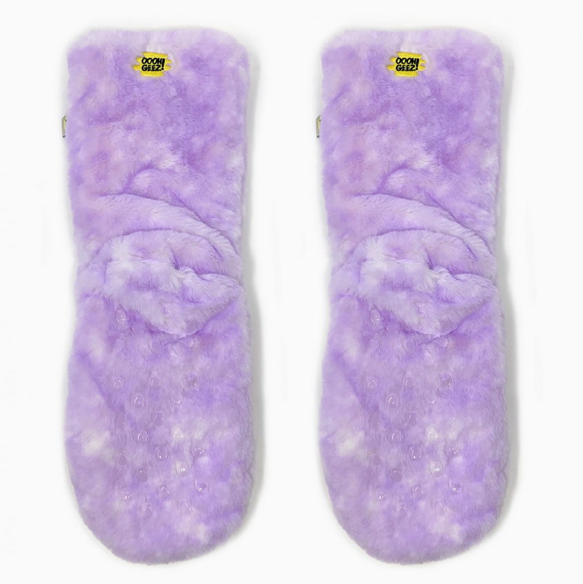 Purple Magic Unicorn Gripper Slipper Socks