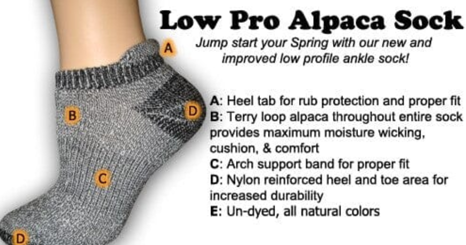 Low Pro Alpaca Ankle Sock