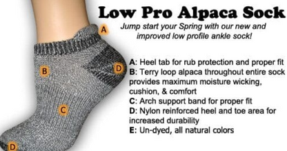 Low Pro Alpaca Ankle Sock