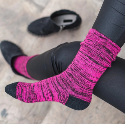 Dress Alpaca Sock Marled Camo Design