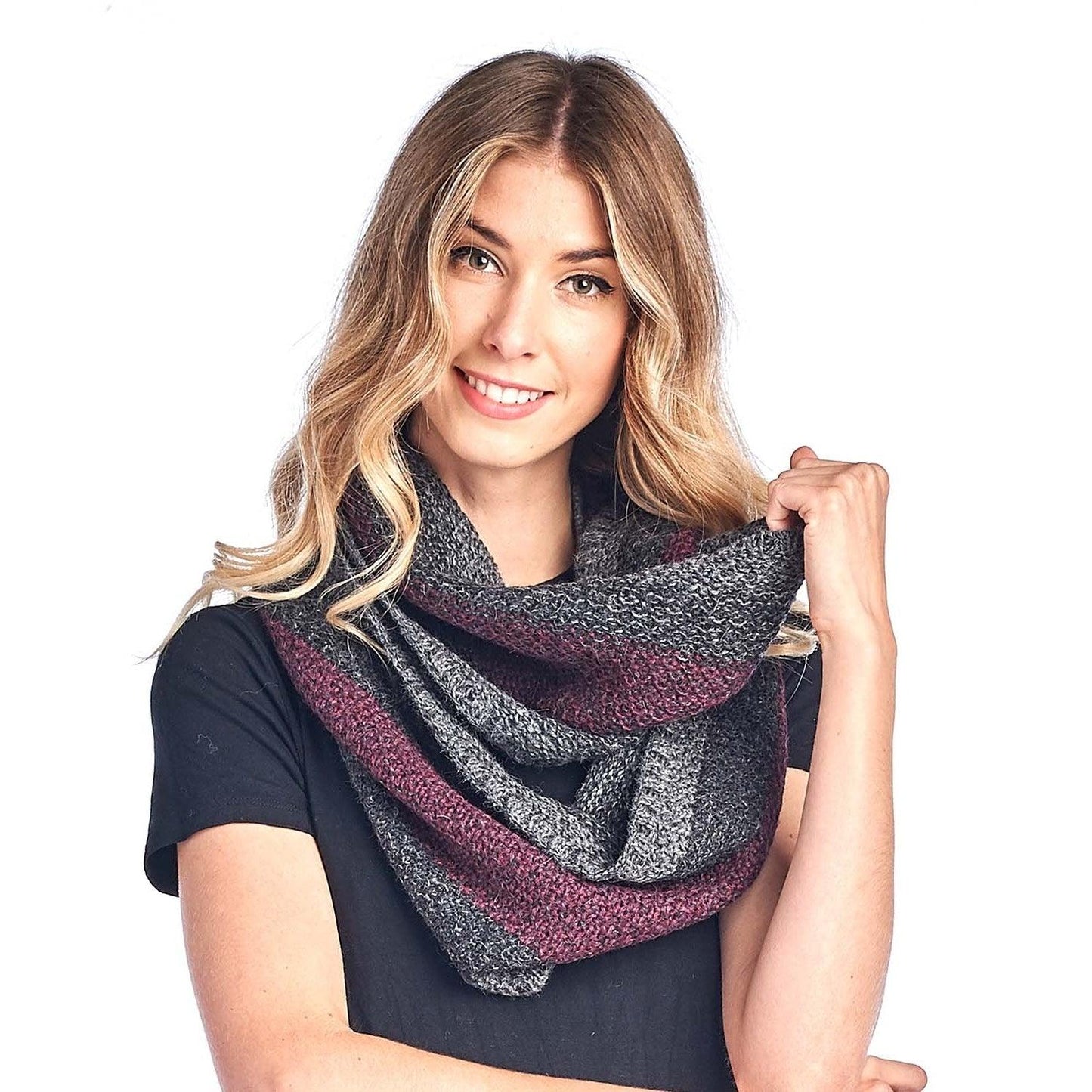 Alpaca Scarf - Carrera - Sangria