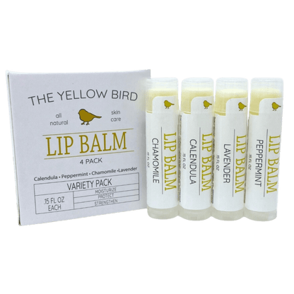 All Natural Lip Balm Variety 4 Pack