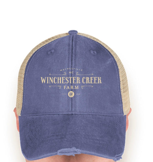 WCF Trucker Hat - Royal/Tan