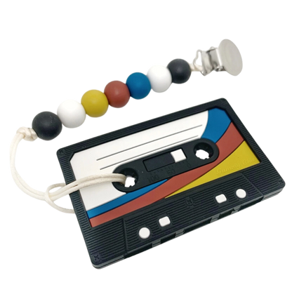Cassette Tape Silicone baby teether-Winchester Creek Farm