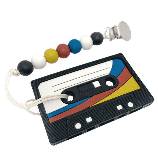 Cassette Tape Silicone baby teether-Winchester Creek Farm