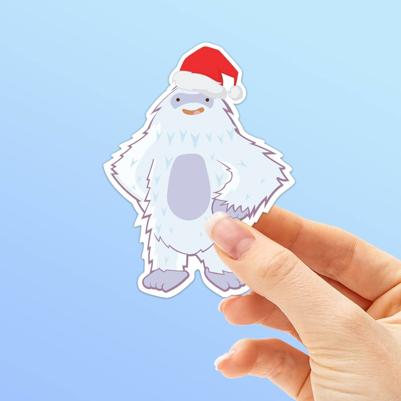 Santa Yeti Decal