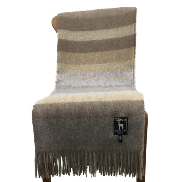 Agate Cherokee Alpaca Throw Blanket 72” x 48”