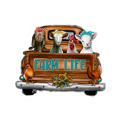 Farm Life Truck Vinyl Sticker