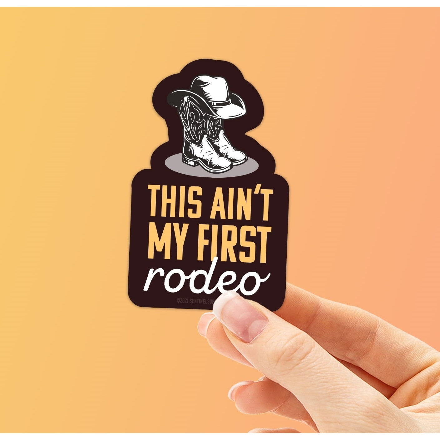 Not My First Rtodeo Labels This Ain't My First Rodeo Sticker - Winchester Creek Farm