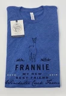 Frannie Blue Tri Blend T-Shirt- Youth