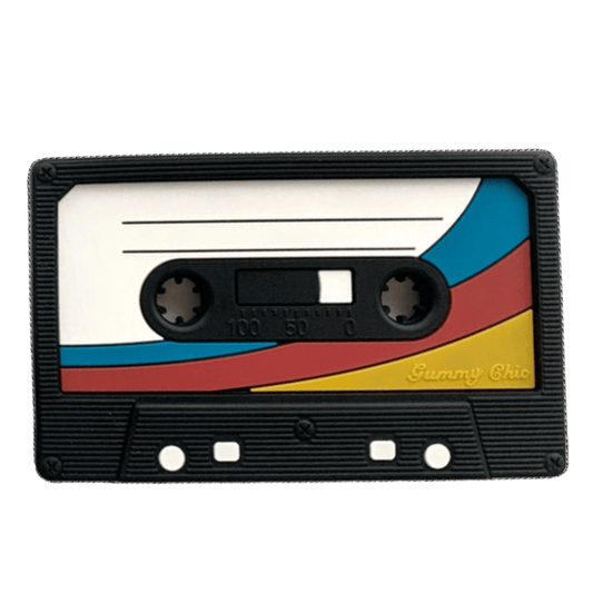 Retro silicone cassette tape teether-Winchester Creek Farm