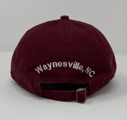 Burgundy WCF Custom Ball Cap Hat