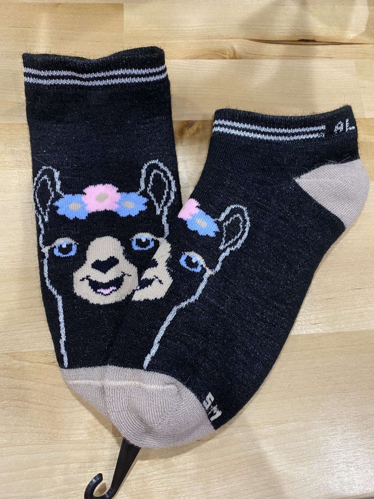 Alpaca Ankle Face Socks