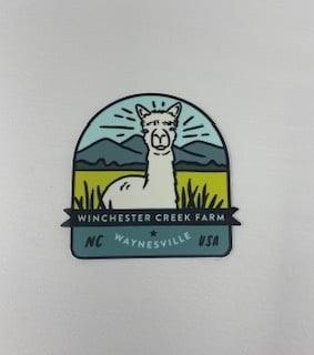 Alpaca WCF Farm Sticker