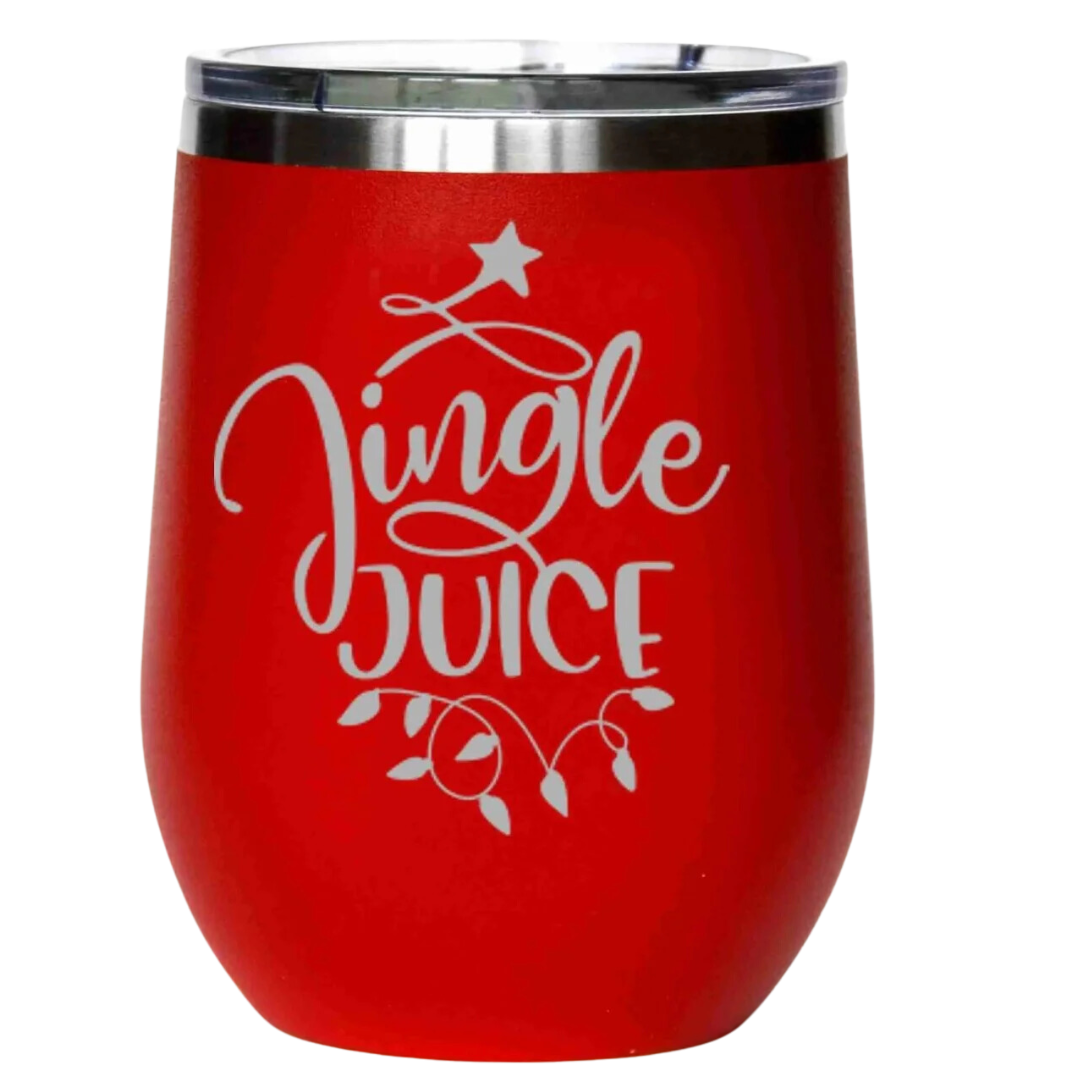 12 Ounce Jingle Juice Christmas Tumbler