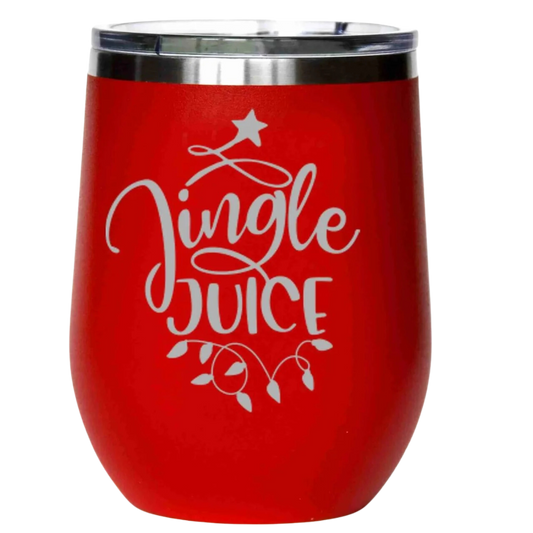 12 Ounce Jingle Juice Christmas Tumbler