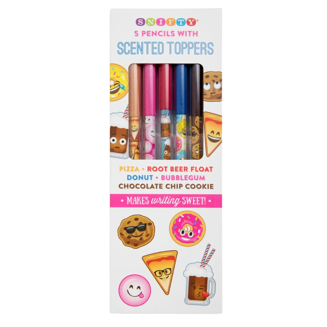 Junk Food Scented Pencil Toppers - 5 pack