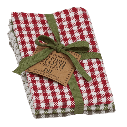 Orchards Checks Dishcloth - Set of 3