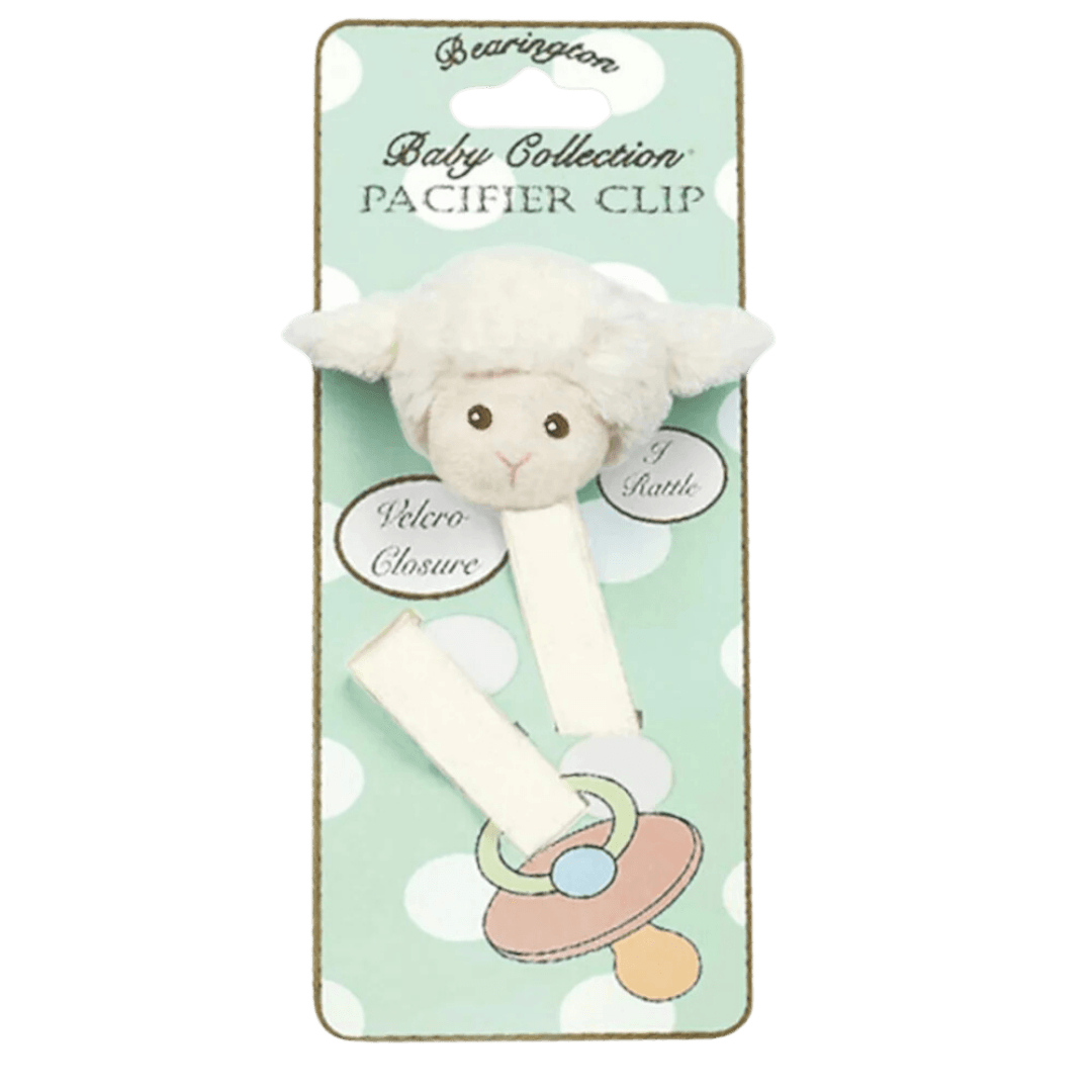 Lamby Lamb Pacifier Clip - Winchester Creek Farm