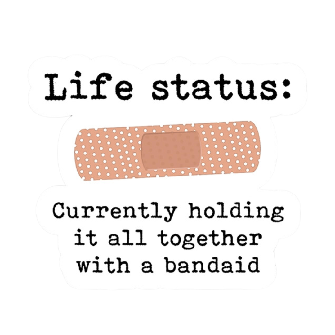 Life Status Vinyl Sticker