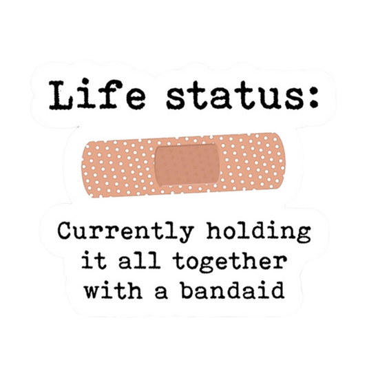 Life Status Vinyl Sticker