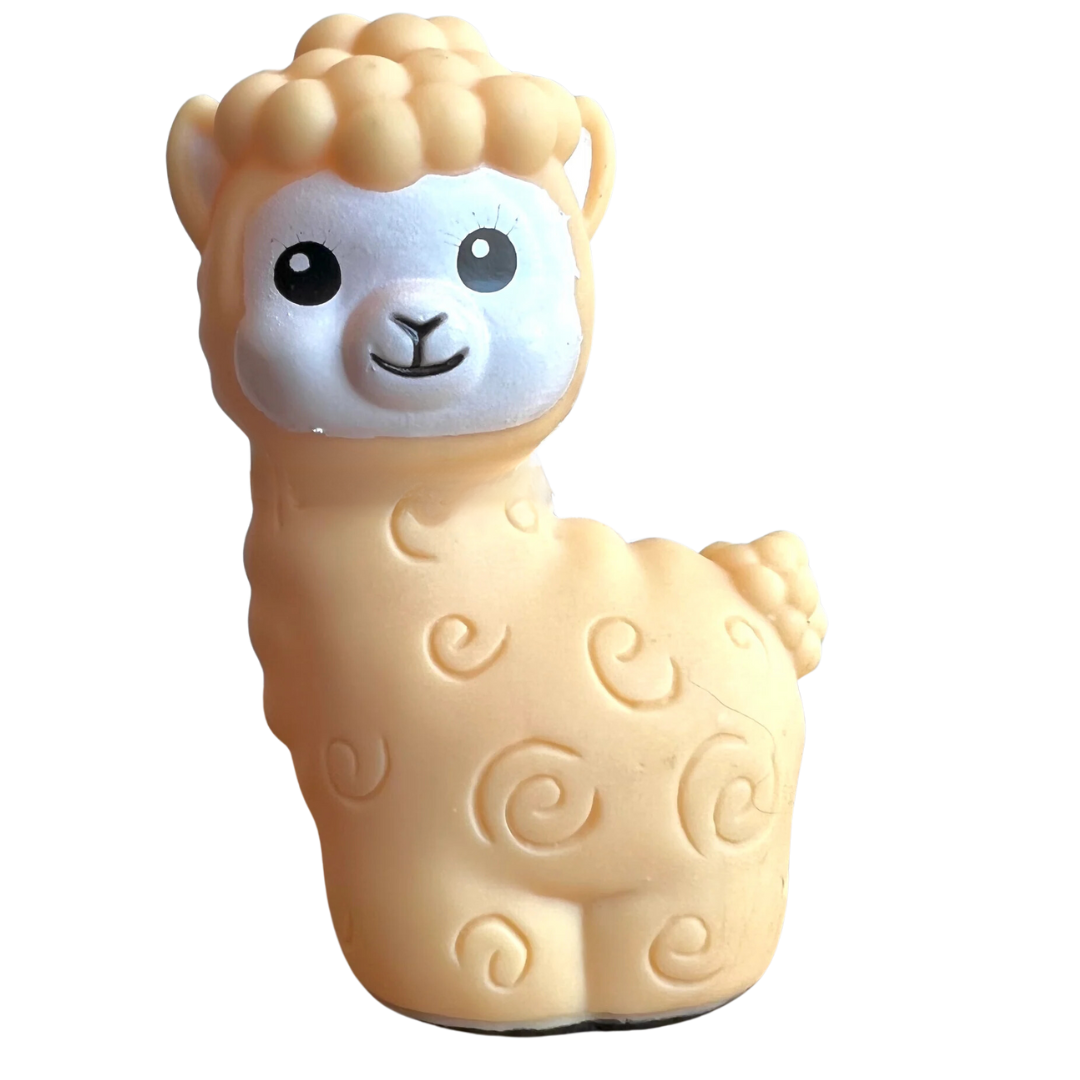 3" Light-Up Alpaca Bath Toy