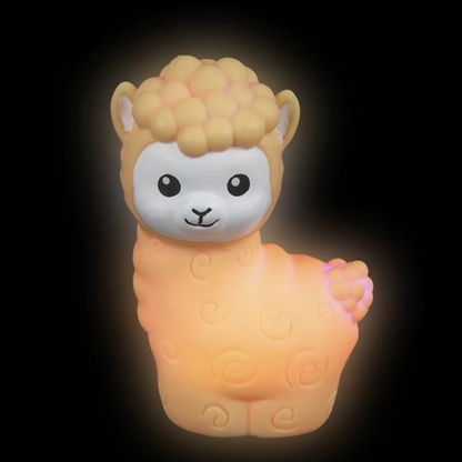 3" Light-Up Alpaca Bath Toy