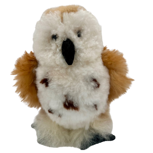 Alpaca Fur Plush Owl