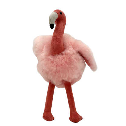 Alpaca Fur Pink Flamingo