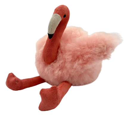 Alpaca Fur Pink Flamingo