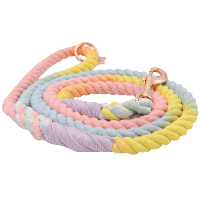 Rainbow rope dog leash- Winchester Creek Farm