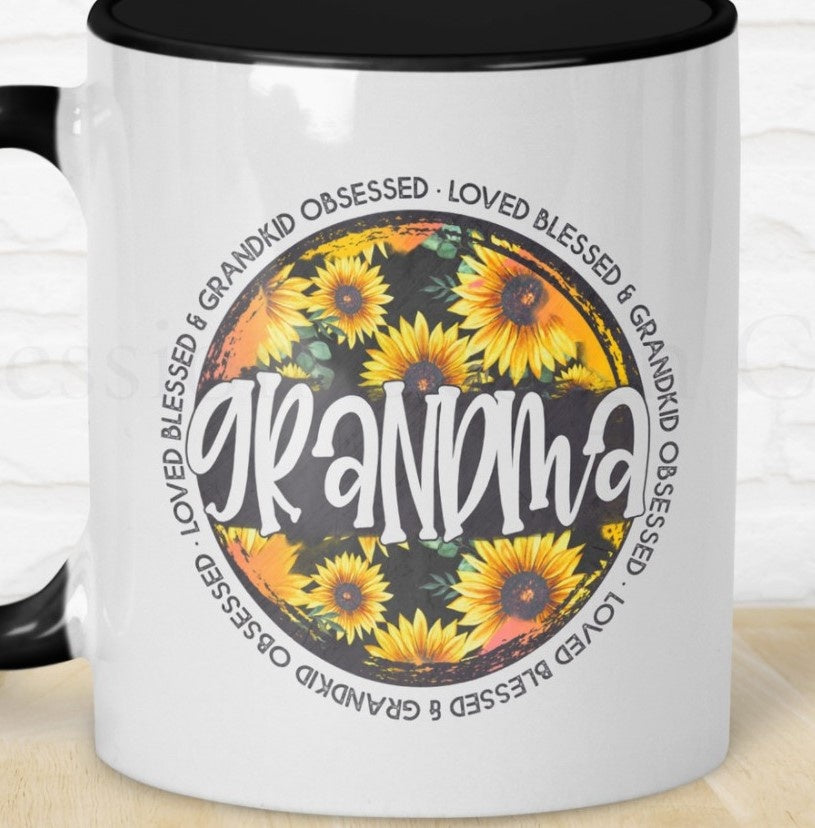 Grandma Sunflower Coffee Mug