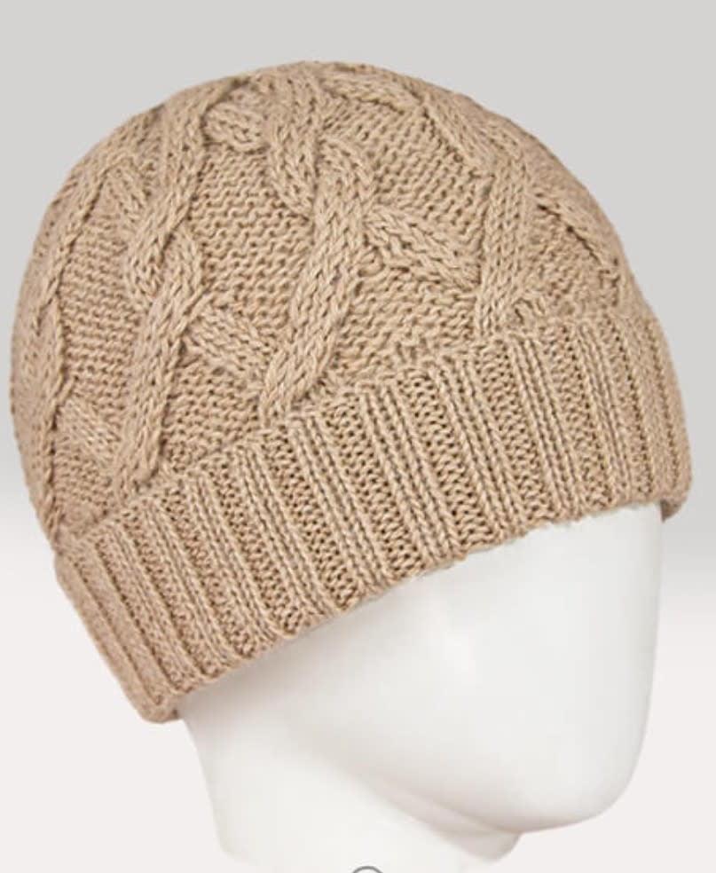 Snake Cable Alpaca Hat