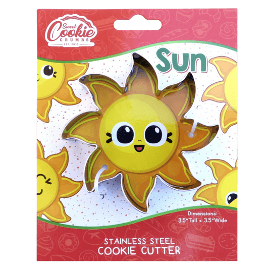 Sun shaped cookie cutter in package-Winchester Creek Farm