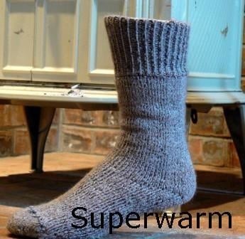 "Superwarm" Alpaca Sock