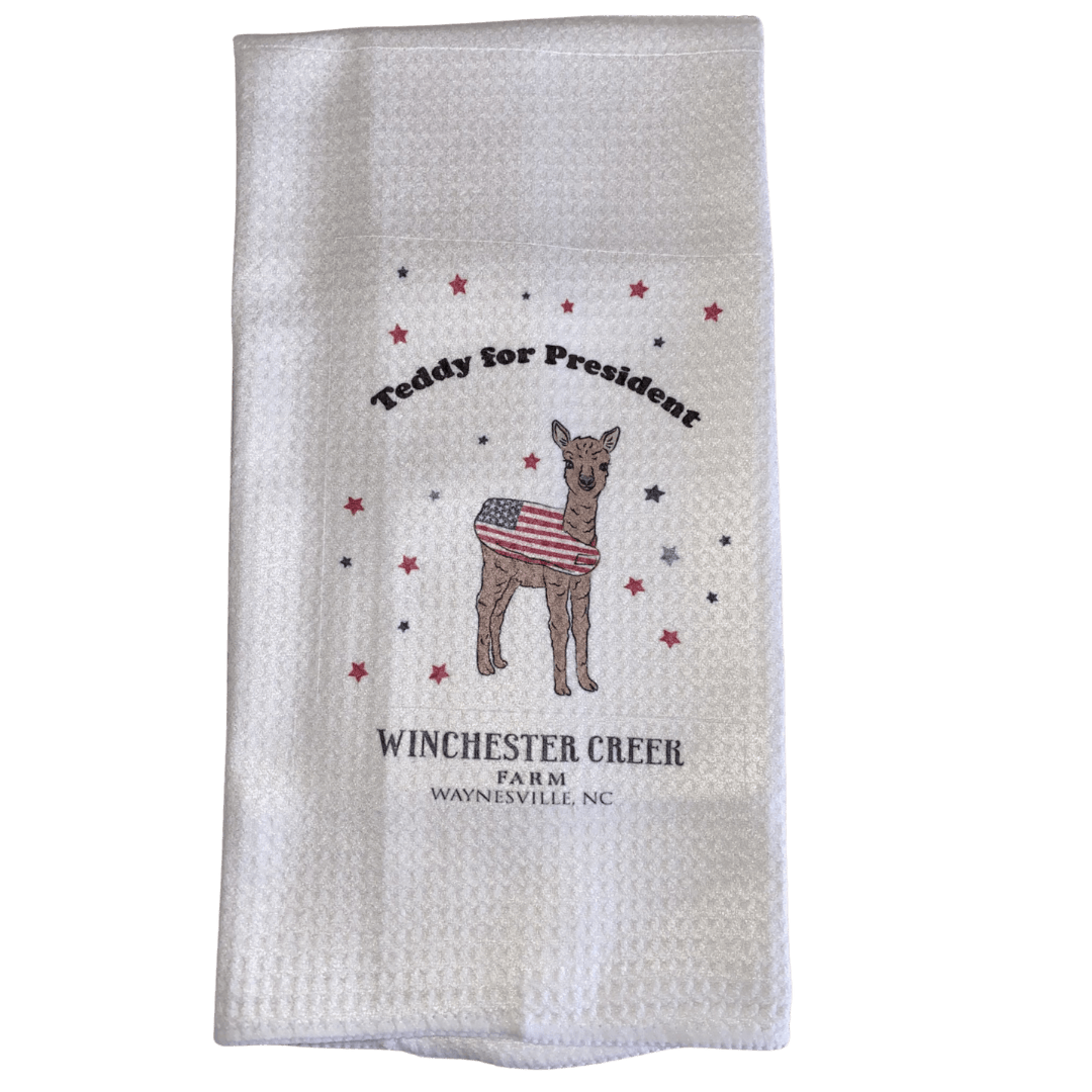 WCF Teddy For President Dishtowel